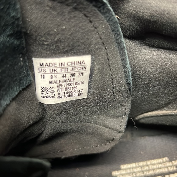 Adidas Tubular Invader Strap triple black mens sz 10 - Picture 6 of 6